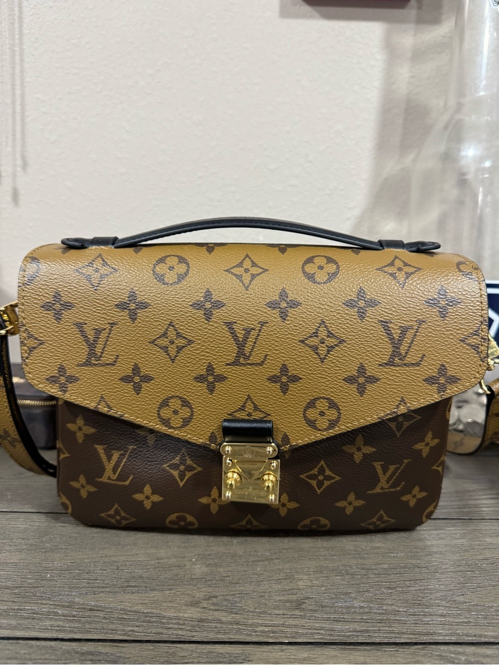 Two-Tone Crossbody - Brown & Tan
